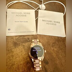 Michael Kors Rose Gold Women’s Smart Watch